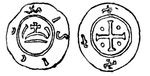 Swastiks on the Denarius of Mieszko I of Poland, 970-992