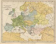 "Europe at the death of Charles the Great, 814."—The Public Schools Historical Atlas ed. by C. Colbeck.