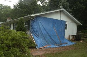 Damage from flooding in Pennsylvania