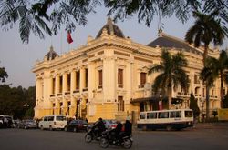 The Hanoi Opera House.