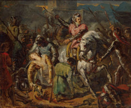 The death of Gaston de Foix during the Battle of Ravenna heralded a long period of defeats for France.