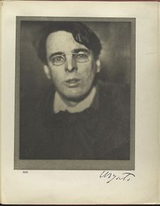 W.B. Yeats in Dublin on 24 January 1908.