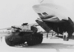 Operation Nickel Grass was the American airlift of supplies to Israel. Shown here, an American C-5 Galaxy unloads an M-60 Patton Tank at Ben Gurion International Airport.