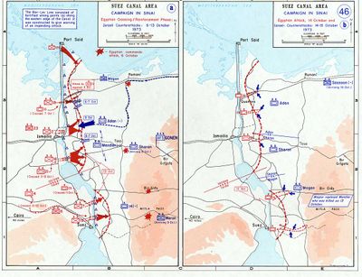 The 1973 War in the Sinai, October 6-15.