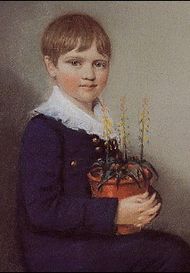 The seven-year-old Charles Darwin in 1816, one year before the sudden loss of his mother.