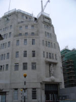 BBC headquarters, Broadcasting House, London.