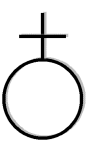 Alchemical symbol for antimony