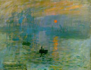 Monet's Impression, Sunrise, which gave the name to Impressionism
