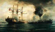 War of the Pacific: The Battle of Iquique on May 21, 1879