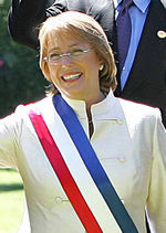 Michelle Bachelet (2006–), first woman president