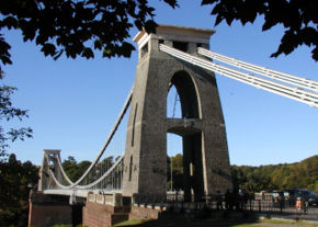 The Bridge seen from a point between the Clifton pier and Sion Hill. (see also this similar image)