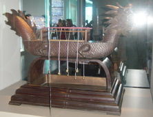 A replica of an ancient Chinese incense clock