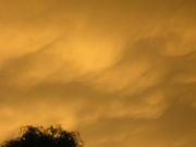 Colourful cloud formation