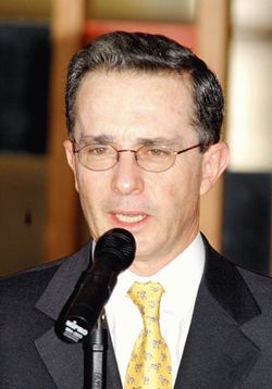 Álvaro Uribe Vélez, President of Colombia