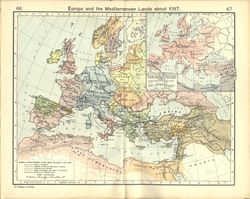 "Route of the leaders of the first crusade." By William Shepherd, Historical Atlas, 1911