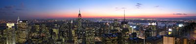 NYC Top of the Rock Pano