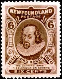 Lord Bacon Postage Stamp from Canada