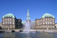 Christiansborg Palace - home of the Danish Parliament Folketinget. the Supreme Court, and the Office of the Prime Minister.