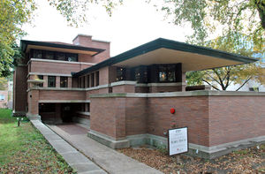 The Robie House on the University of Chicago campus