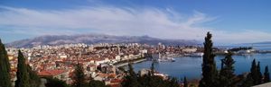 Split, the largest and most important city in Dalmatia