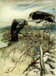 The Twa Corbies by Arthur Rackham