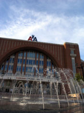 American Airlines Center in Victory Park