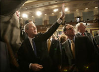 Bush in the U.S. Congress to deliver the 2006 State of the Union Address.