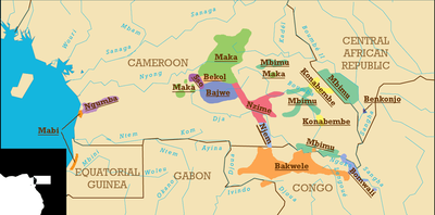 Speakers of Makaa-Njem languages in Cameroon and neighbouring countries.