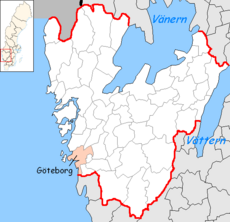 Gothenburg Municipality in Västra Götaland County in Sweden