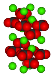 The unit cell of calcite