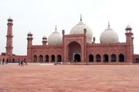 17th Century Badshahi Masjid built by Mughal emperor Aurangzeb in Lahore