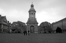 Front Square and Campanile, Trinity College, Dublin, Ireland [1] 