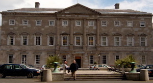 Leinster House18th century ducal palace now the seat of parliament