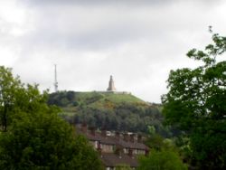 Dundee Law seen from afar