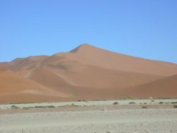 Complex dune: Dune 7 in the Namib desert, one of the tallest in the world.