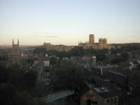 Durham City and Cathedral from the railway viaduct