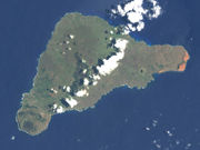 View of Easter Island from space, 2001