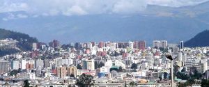 Partial view of northeastern Quito.