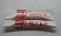 Single-serving salt packets