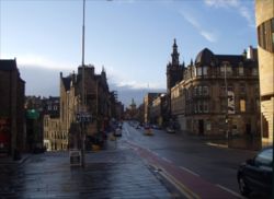 View up George IV Bridge