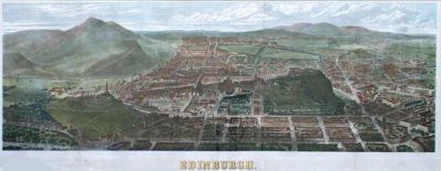 A panorama of Edinburgh published by the Illustrated London News in 1868.