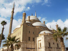 Mosque of Mohamed Ali built in the early nineteenth cenutry within the Cairo Citadel.