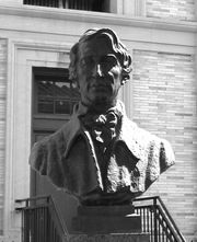 A bust of Thoreau from the Hall of Fame for Great Americans at the Bronx Community College.
