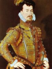 Robert Dudley, Earl of Leicester painted by Steven van der Meulen.