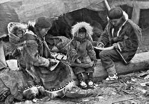 An Eskimo family