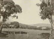 Burnside in 1873 looking towards the hills