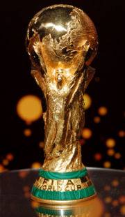 The FIFA World Cup Trophy, which has been awarded to the world champions since 1974.