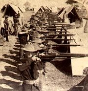 U.S. 1st Kentucky Volunteers in "Porto [sic] Rico", 1898