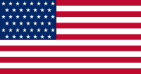 U.S. 45-star flag, used by the United States in the invasion of Puerto Rico and also the official flag of Puerto Rico from 1899 to 1908.