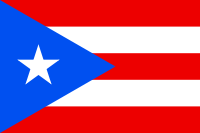 Flag of Puerto Rico, created in 1895 and officially adopted in 1952